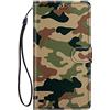 Choeeu ChoosEU Cover per Samsung Galaxy A34 5G Custodia in Pelle Portafoglio Flip Case Elegante Disegni Antiurto Protettiva per Ragazze Donne Cover a Libro Stand Galaxy A34 5G - Verde Mimetica