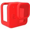 Generic Custodia per fotocamera in silicone per Go pro Hero 11 nero Mini custodia protettiva antipolvere, Rosso, Custodia per fotocamera in silicone