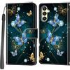 Haninsuze Cover per Samsung Galaxy A25 5G, Portafoglio PU Pelle, farfalla | Interno TPU Antiurto, Anti-Graffio, Fessura per Schede, Supporto Stand, Design Libro, Flip