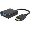 baolongking Adattatore HDMI a VGA (maschio a femmina) per computer, desktop, laptop, PC, monitor, proiettore, HDTV, Chromebook, Raspberry Pi, Roku, Xbox e altro ancora (1