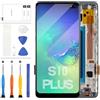 LADYSON Schermo TFT di ricambio per Samsung Galaxy S10 Plus per Samsung Galaxy S10+ G975 G9750 G975U Display LCD Touch Screen Assembly Sensor Full Glass Panel Digitizer Kit con parti di riparazione (nero con