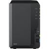 Synology DS223 - Discstation NAS a 2 bay (Realtek RTD1619B quad-core da 2 GB Ram 1 porta LAN RJ-45 1 GbE) da 4 TB con 2 dischi rigidi da 2 TB