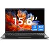 AKEDA Notebook 15,6'' N5095 Quad Core, 16GB RAM 128GB SSD, Schermo FHD IPS, Tastiera Retroilluminata, Lettore di Impronte, WiFi 5, PC Portatile Leggero per Studio, Lavoro e Casa (Tastiera UK+pellicola IT)