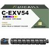 RUICAILI C-EXV54 EXV54 Cartuccia toner compatibile per stampante Canon IR-ADV C3025 C3025i (1, ciano)