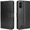 BellaCase Custodia Wiko Y81 [Custodia portafoglio] [Staffa] [Slot per schede] [Flip Cover magnetica] Compatibile con lo smartphone Wiko Y81(Nero)