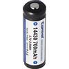Keeppower 14430-700 mAh, batteria agli ioni di litio protetta da 3,7 V