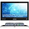 NORQIN 15 Panel PC Industriale Fanless IP65 - Pannello Computer All-in-One Capacitivo Touchscreen,Windows 10 Pro,Fotocamera,Lettore ID/IC Frontale per Linea di Produzione(Intel i5 7th,16G+256G)