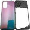 Generic SHOWGOOD per Oppo A54 5G / A74 5G / A93 5G anteriore telaio centrale + batteria porta posteriore custodia di ricambio (argento)