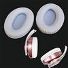 V-MOTA Cuscinetti auricolari compatibili con cuffie over-ear Tuinyo Stereo Wireless, Bluetooth 6S, ricambi in pelle (1 paio) (bianco)