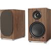 Triangle - Diffusori attivi AIO TWIN - Diffusori da scaffale Wi-Fi e Bluetooth con amplificatore 2x50W - Audio HD - Ingressi PHONO/Platino + TV ottica - 165 x 304 x 235 mm - Acero Marrone (Coppia)