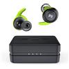 Monster Champion AIRLINKS, cuffie sportive Bluetooth, cuffie impermeabili, audio stereo 3D, cancellazione del rumore, durata della batteria 100 ore con custodia di ricarica, nero