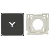 AZUBAYCOM Keycap, tasti, clip a forbice e cerniere di ricambio per laptop MSI Pulse 17/Pulse 15 - B13V/B13VFK/B13VGK, MS-1585 MS-158N MS-15K2 MS-17L5 MS-17LN (Keycap Y e cerniera)
