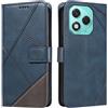 XINNI Cover per Honor 400 Lite Custodia, Cellulare Libro Antiurto Flip Pelle PU/TPU, Portafoglio Flip Magnetica Case, Blu