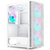 Montech X3 Mesh Midi-Tower, DRGB, Tempered Glass -weiß