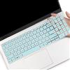 MUBUY-GOL Mubuy, copertura per tastiera per Dell Insprion 15 17 7000 7590 7591 7501 7790, Inspiron 15 5000 5584 5590 5593 5598 5508 5501, Vostro 15 75 90 5590 7500 Layout US-Blu acceso