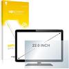 upscreen 22 Pellicola Protettiva Opaca per Monitor industriali con 55.9 cm (22 pollici) [490 mm x 270 mm, 16:9] Protezione -, Anti-Impronte