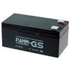 FIAMM Batteria al piombo FG20341 12,0 Volt 3.400 mAh con connettori da 4,8 mm