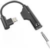 HOYULLI Adattatore per cuffie iPhone (2 in 1) da 3,5 mm a jack Lightning splitter per cavo di ricarica AUX certificato Apple MFI per 14 13 12 11 Pro Max 7 8 Plus X connettore di ricarica per auricolari 14 13