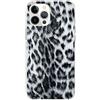 Mixroom - Cover Custodia Per iPhone 11 In Silicone TPU Fantasia LEOPARDATO BIANCO E NERO 756