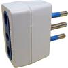 Digitus Adattatore Spina Italiana 10A a Presa Tripolare 10/16A Bipasso