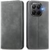 MOJIA Cover per Xiaomi 15T Pro, Custodia Folio Portafoglio in Pelle PU [chiusura magnetica], Case a Libro con Guscio Interno in TPU, Supporto per Carte.. Grigio