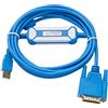 AJOHBM IC690USB901 IC690ACC901 Cavo di Programmazione PLC Serie GE90-30 GE90-70 Adatto Versione Porta USB e RS232 (Color : IC690USB901(USB), Size : 2.5M)