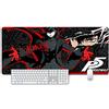 ITBT Persona 5 Tappetino Mouse Gaming, Grande Anime Mouse Pad XXL 900x400mm Confortevole, Lavabile, 3mm Antiscivolo Tappetino Scrivania Supporto per Ufficio Computer, Adatto per Computer e PC, E