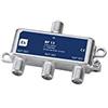 EK PARTITORE TV SAT 3 USCITE 5-2400MHz RIPARTITORE SEGNALE ANTENNA CONNETTORE F