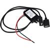 Fabuletta - Convertitore DC da 12 V a 5 V, impermeabile, con doppia porta USB da 3 A, protezione da sovratensione per sistema solare marino e camion, modulo a ampia tensione di ingresso