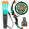 Set Di Arco E Frecce per Bambini - Set Di Giocattoli per Tiro Con L'Arco Illumin