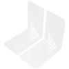 Wedo 1021000 Fermalibri (in metallo, 14 x 8,5 x 14 cm) 2 pezzi, bian xYj4