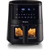 Ariete 4633 Friggitrice ad aria 4L, 1400W, Capacità 4L, 9 programmi, Funzione Shake e Grill, Temperatura fino a 200°C, Nero