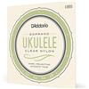 D'Addario Corde per Ukulele Clear Nylon Soprano EJ65S, Set 4 Corde