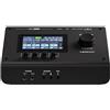 YAMAHA URX44V Interfaccia Audio USB-C - 6 ingressi/4 uscite, audio 32 bit/192 kHz, acquisizione video HDMI, display LCD touch, DSP integrato per streaming e content creation - Nero