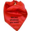 Susana Escribano Fazzoletto rosso da festa 50x50 cm - Bandana tradizionale in taffetà - Accessorio per feste popolari, San Fermín, gruppi e eventi - Regalo originale e unico per uomo e donna (modello 3)