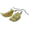 Generico Orecchini Pendenti a Forma di Gyoza - Orecchini Artigianali Fatto a Mano, Design Originale a Raviolo Cinese