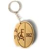 Faltec Portachiavi/calamita personalizzato MODENA in legno con nome personalizzato- Portachiavi squadra del cuore