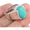 Kanika Jewelry Trove Turquoise Matrix 925 Sterling Silver Ring Handmade Jewelry