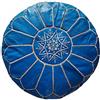 Berber Crafts Pouf in pelle artigianale marocchina, Pouf in vera pelle, Ottomano in vera pelle, 100% Pouf in vera pelle