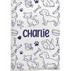 Generico Copertina Personalizzabile con Nome | Accessori Eco-Friendly per Animali | Copertina Pelle Vegana | Regali Originali per Proprietari di Animali
