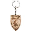 Faltec Portachiavi personalizzato compatibile con EMPOLI F.C. in legno con nome personalizzato- Portachiavi squadra di calcio del cuore - serie A