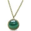 ANEMONE JEWELRY Anemone Malachite Collana - Incantevoli Collane in Oro 14k per Donne, Collana Guarigione, Collana Energia, Dichiarazione Collana - Regalo Gioielli Artigianali per Lei - Collane Gioielli Personalizzati