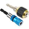 Honseadek 2 pz codolo esagonale 60 mm mandrino senza chiave adattatore convertitore a cambio rapido per collegamento sicuro su mandrini per trapano elettrico con diametro maggiore di 6 3 mm