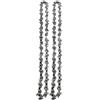 BUYTUS Sega elettrica da 6 pollici 1/4P 37 nodi 18 coltelli Catene for motoseghe Lama for sega disboscamento Catena for motosega potatura Accessori for Taglio del legno(2pcs 6-inch Chain)
