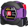 Ermenrich Reel SLR540 Misuratore Laser a Nastro Digitale 40M Display LCD Retroilluminato Blocco Automatico Funzione Memoria Unità in Pollici Piedi Metri per Fai Da Te Edilizia Interni Viola