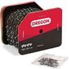 Oregon 72EXJ100U PowerCut - Catena per sega a denti di battuta, calibro 050, bobina da 100 piedi, argento