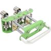 KIMISS Piegatrice a Rulli per Bordi Pesanti per Coperture Metalliche | Piegatrice per Lamiera Ad Angolo Regolabile da 0 a 90 Gradi con Forbici in Acciaio Inossidabile (GREEN)