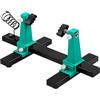 Generic Supporto per circuito, dispositivo di saldatura regolabile per scheda madre con rotazione a 360°, morsetto stabile per piastra di base per saldatura, smontaggio e riparazione PCB, 30 x 16,5 x 12,5 cm