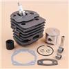 DORFEY Kit guarnizione collettore di aspirazione cuscinetto pistone testa cilindro da 45 mm adatto for motosega H-u-s-q-v-a-r-n=a 55 51 50 parti motore piastra Nikasil