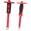 FONDOTIN Set di Scalpelli Pesanti da 300mm per Cemento e Pietra | Acciaio al Cromo-vanadio, Impugnatura in Pvc Ammortizzante, Testa Piatta e Punta Affilata